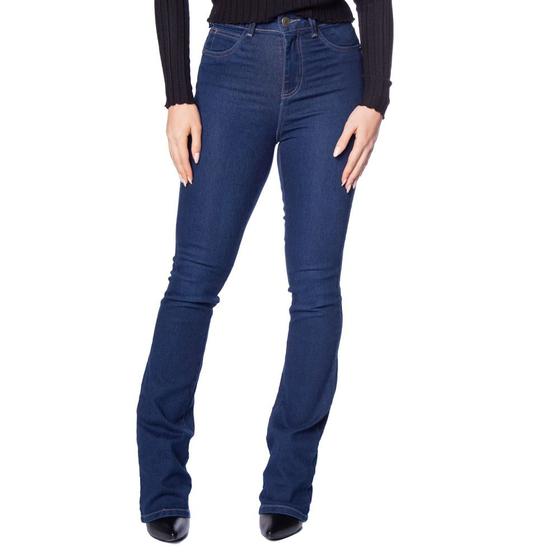 Imagem de Calça Jeans Feminina Sawary Flare Boot Cut Azul