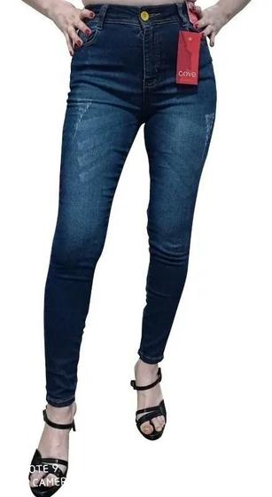 Imagem de Calça Jeans Feminina Skinny Com Bolso Na Frente.