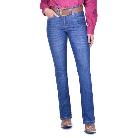 Imagem de Calça Jeans Feminina Wrangler Cint Media Boot Cut 09MWZHD32