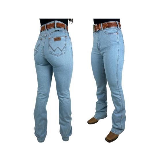 Calça Country Feminina CalÃ§a Wrangler Feminina Flare Marca