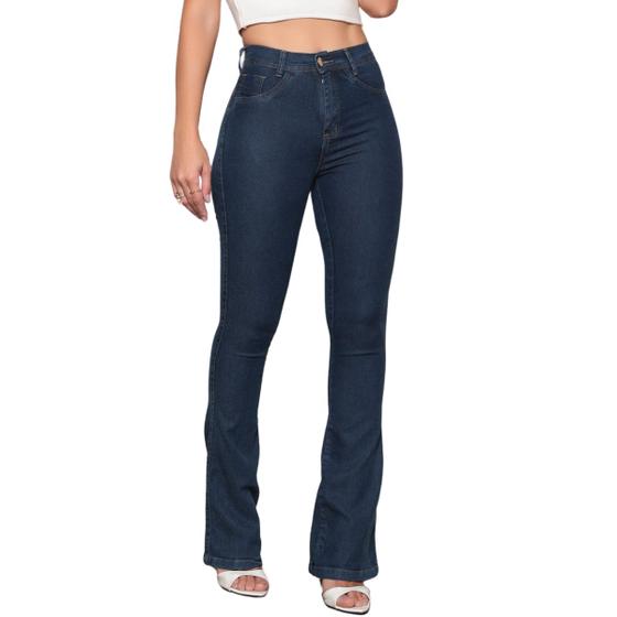 Imagem de Calça Jeans Flare Boca De Sino Feminina