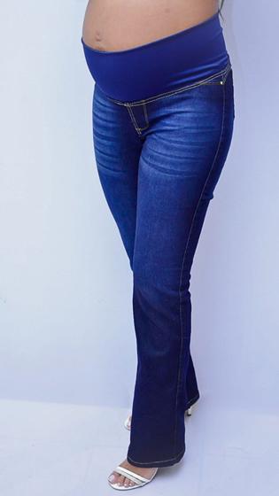 Imagem de Calça jeans flare gestante