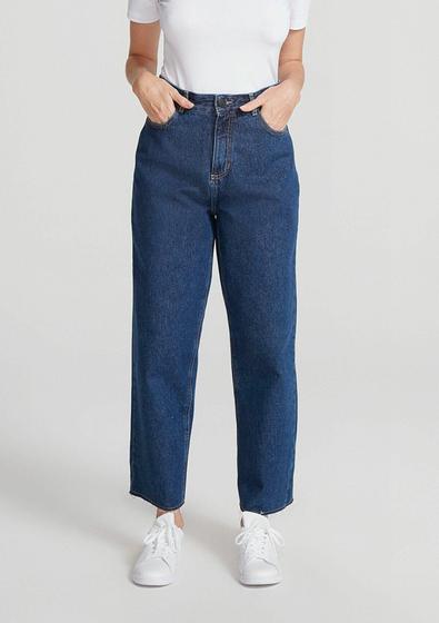 Calça Jeans Hering Feminina Cintura Alta Reta JEANS ESCURO 46 Menor preço em Calça Jeans Hering Feminina Cintura Alta Reta JEANS ESCURO 46