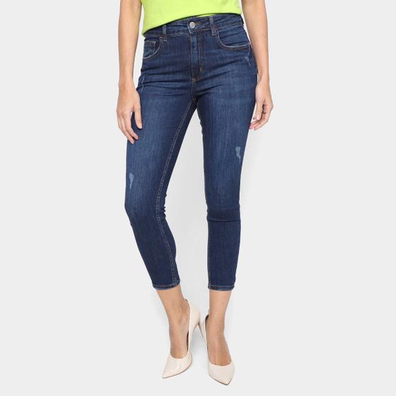 Calça Jeans Hering Skinny Cintura Alta Feminina - Calça Jeans Feminina ...