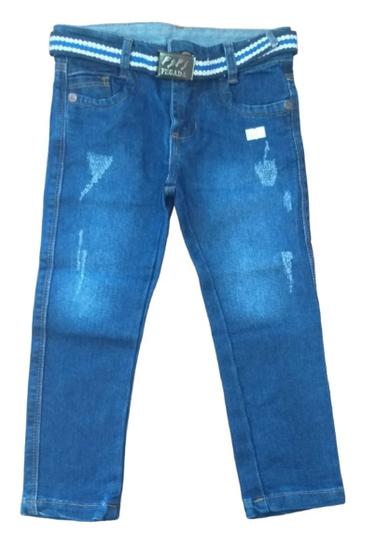 Imagem de Calça Jeans Infantil E Juvenil Menino Com Cinto