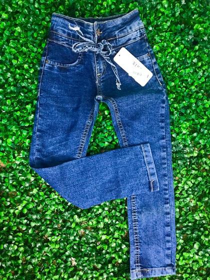 Imagem de Calça Jeans Infantil  Femeninno Com Cordão