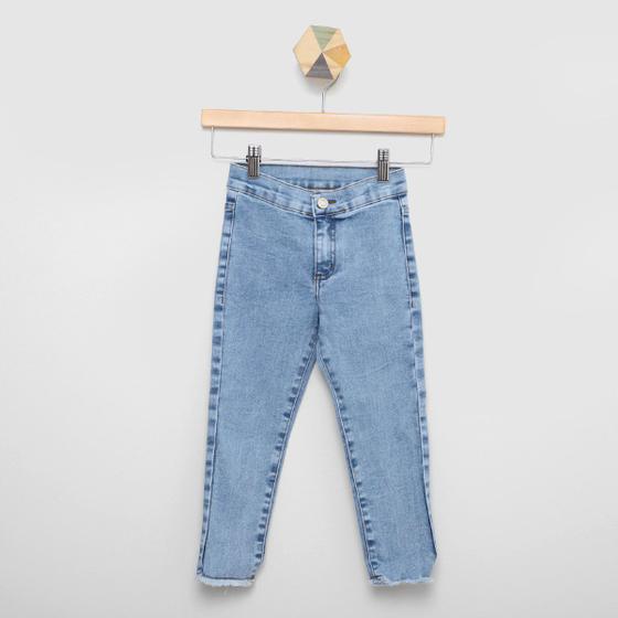 Imagem de Calça Jeans Infantil Hering Barra Desfiada Feminina