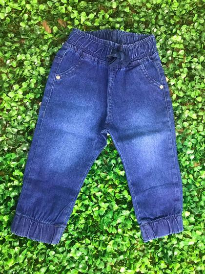 Imagem de Calça Jeans Infantil Masculino Jogger