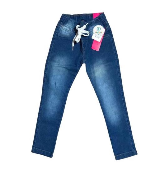 Imagem de Calça Jeans Jogger com Elástico e Cadarço Tam.8