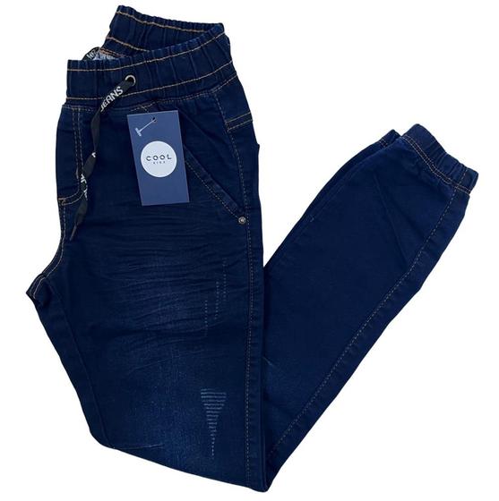 Imagem de calça jeans juvenil masculino menino skinny com lycra de 10 a 16 anos