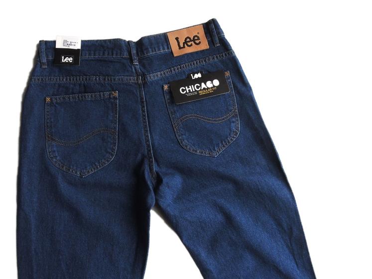 Imagem de Calça Jeans Lee Chicago Masculina Tradicional 100% Algodao Cintura Alta Modelagem Tradicional