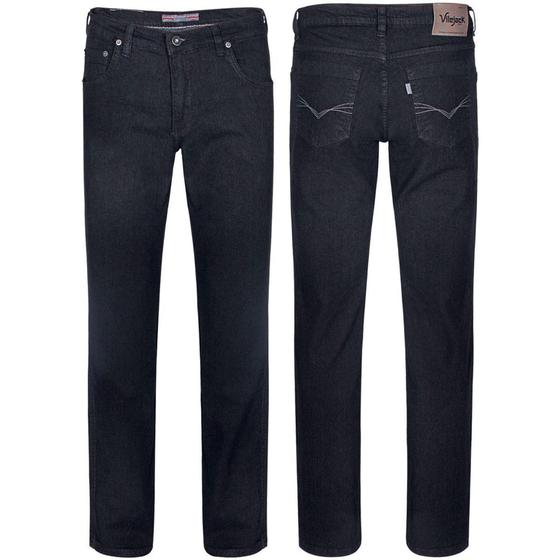 Imagem de Calça Jeans Masculina Com  Lycra Grafite 40 Vilejack - CIA DO JEANS