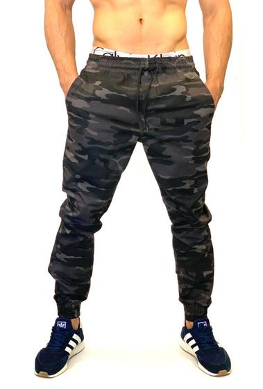 Imagem de Calça jeans masculina JOGGER calça com elastano premium jeans sarja