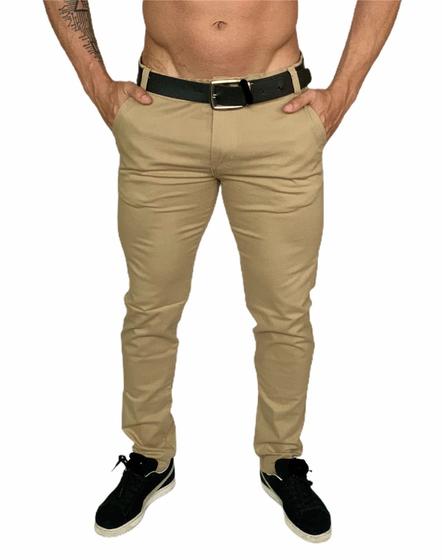 calça jeans masculina slim caqui com lycra sarja com 4 bolso tradicional todas em sarja ou jeans Menor preço em calça jeans masculina slim caqui com lycra sarja com 4 bolso tradicional todas em sarja ou jeans