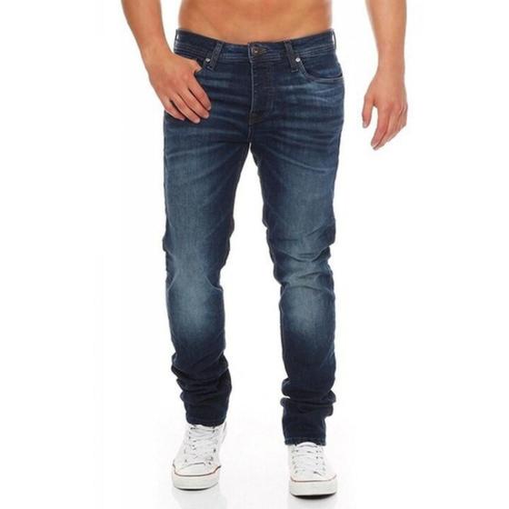 Imagem de Calça Jeans Masculina Slim com Elastano Lycra Extra Confort