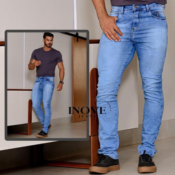 Imagem de Calça Jeans Masculina Slim Com lycra Jeans Premiun