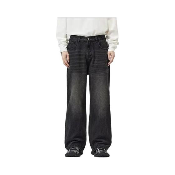 Imagem de Calça Jeans Masculina Solta - Estilo Hip Hop Retrô com Perna Larga