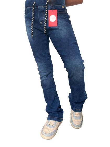 Imagem de calça jeans menina juvenil  feminina com lycra tam 10 12 14 16