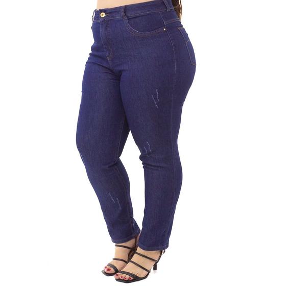 Imagem de Calça Jeans Mom Básica Plus Size Feminina Biotipo