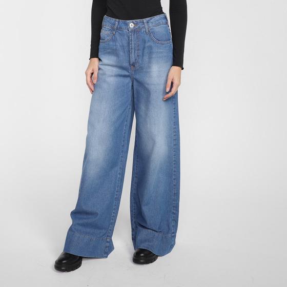 Imagem de Calça Jeans Pantalona Colcci Estonada Feminina