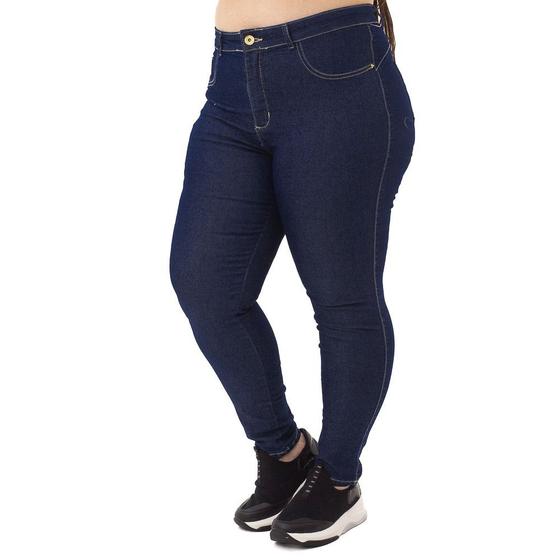 Imagem de Calça Jeans Plus Size com Cinta Modeladora Interna Mix Jeans