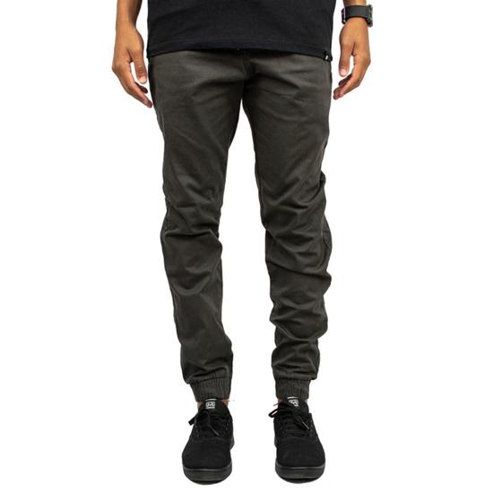 Imagem de Calça Jeans Preta Masculina Jogger Com Punho Elástico - Espaço CK!