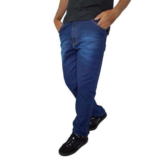 Imagem de Calça Jeans Reta Masculina Straight Tradicional On Cross