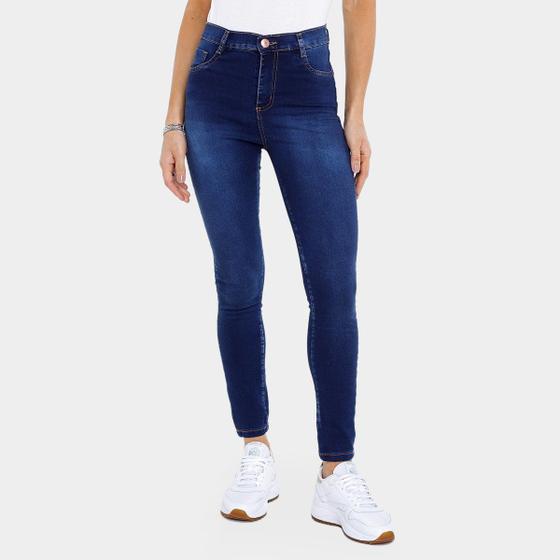 Imagem de Calça Jeans Sawary Skinny Cintura Alta C/ Elastano Feminina