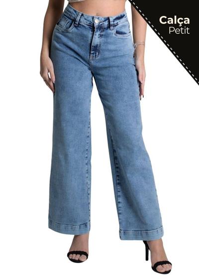 Imagem de Calça Jeans Sawary Wide Leg Petit - 277856 Azul