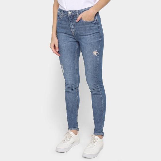 Imagem de Calça Jeans Skinny Calvin Klein Barra Degrau Feminina