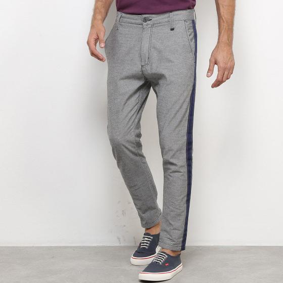Calça Masculina CalÇas Jeans Com Listras Do Lado Shop Calça Com