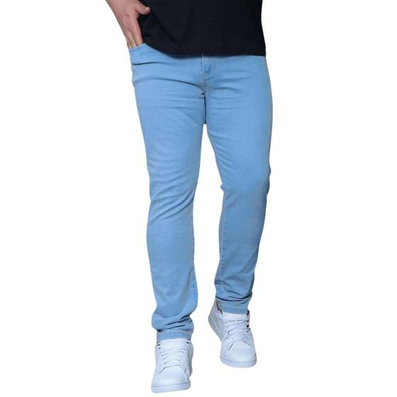 Imagem de Calça Jeans Skinny Plus Size Masculina Com Bolsos Casual