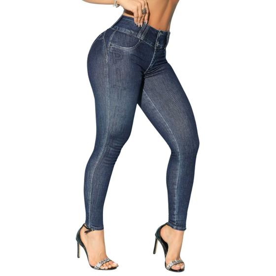 Imagem de Calça Jeans skynny Feminina Cintura Perfeita Pit Bull 82099