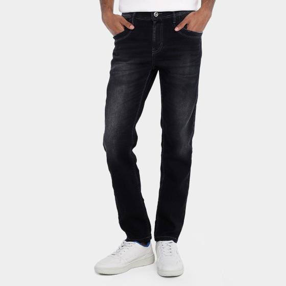 Calça Jeans Slim Sawary Casual Masculina Menor preço em Calça Jeans Slim Sawary Casual Masculina