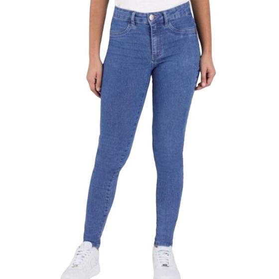 Imagem de Calça Jeans Stretch Feminina Skinny Cintura Média  Enfim