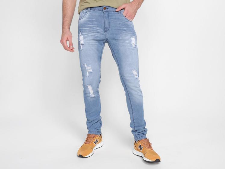 Imagem de Calça Jeans Super Skinny Vista Magalu Puídos