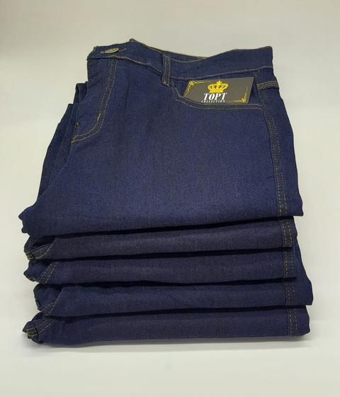 Imagem de Calça Jeans Tradicional Serviço C/ Elastano Trabalho Kit 5 Unidades