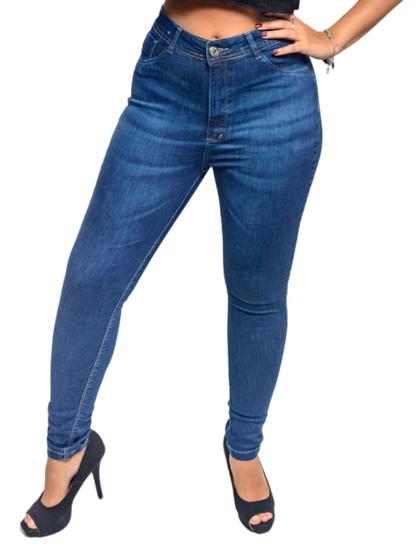 Imagem de Calça jeans tradicional Stone skinny feminina