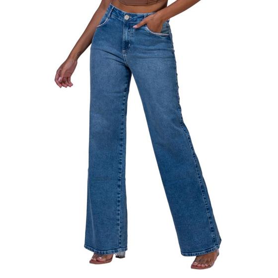 Imagem de Calça jeans wid leg geração moderna feminina ref: ger10917