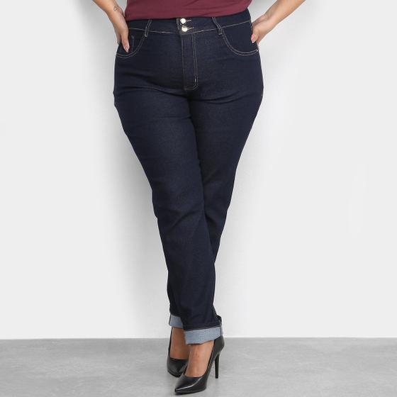 Imagem de Calça Jeans Xtra Charm Plus Size Skinny + Cinta Modeladora Feminina
