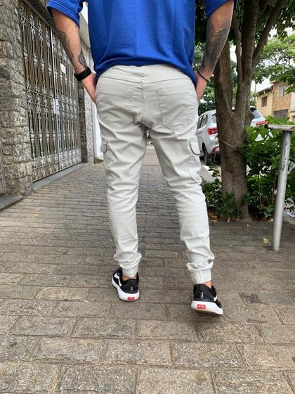 Imagem de Calça jogger cargo masculina kyu