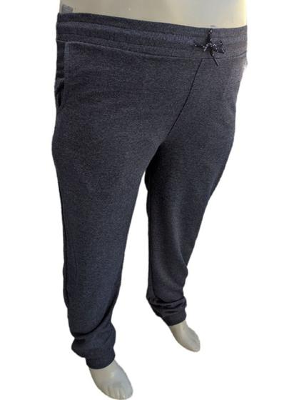 Imagem de Calça Jogger de Moletom Masculina Plus Size 24028 Tamanho G1, G2 e G3 