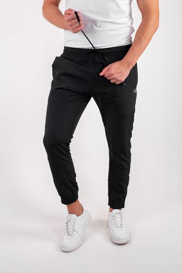 Imagem de Calça Jogger Masculina Skinny Tecido Poliamida com Elástico na Barra  