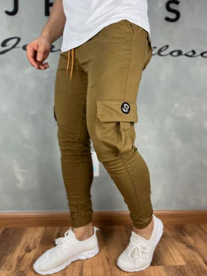 Imagem de Calça Jogger Premium Cargo Cor Marron