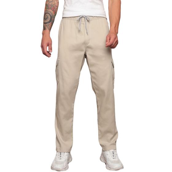 Imagem de Calça Jogger Sarja Cargo  Masculina 