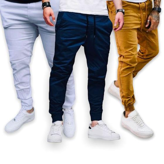 Imagem de Calça Jogger Skinny Skini Masculina Jeans 14