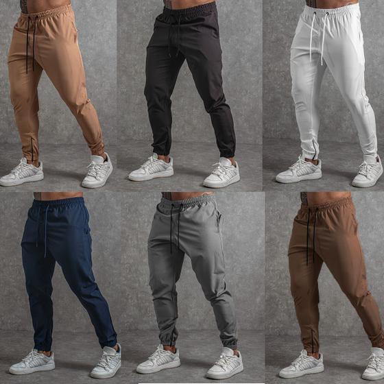 Calça Jogger Tactel Masculina Esportiva Menor preço em Calça Jogger Tactel Masculina Esportiva