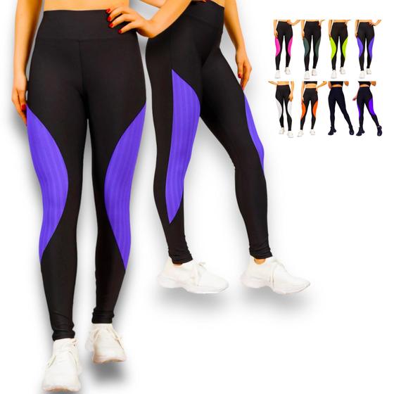 Imagem de Calça Leg Legging REDINHA Cintura Alta Fitness Treino Casual Corrida Academia Cores 654