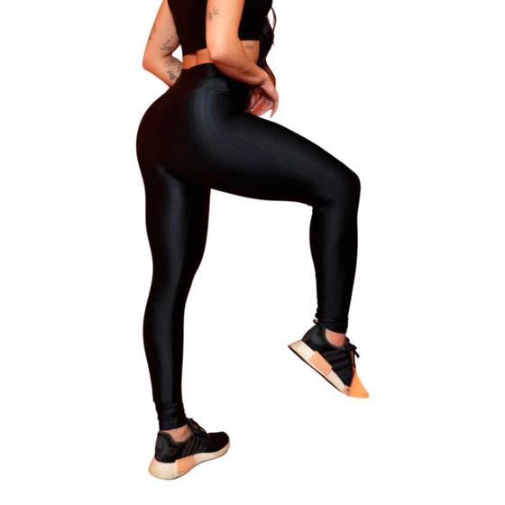 Imagem de Calça legging academia feminina zero transparência 3D plus