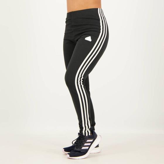 Imagem de Calça Legging Adidas Future Icon 3-Stripes Feminina Preta